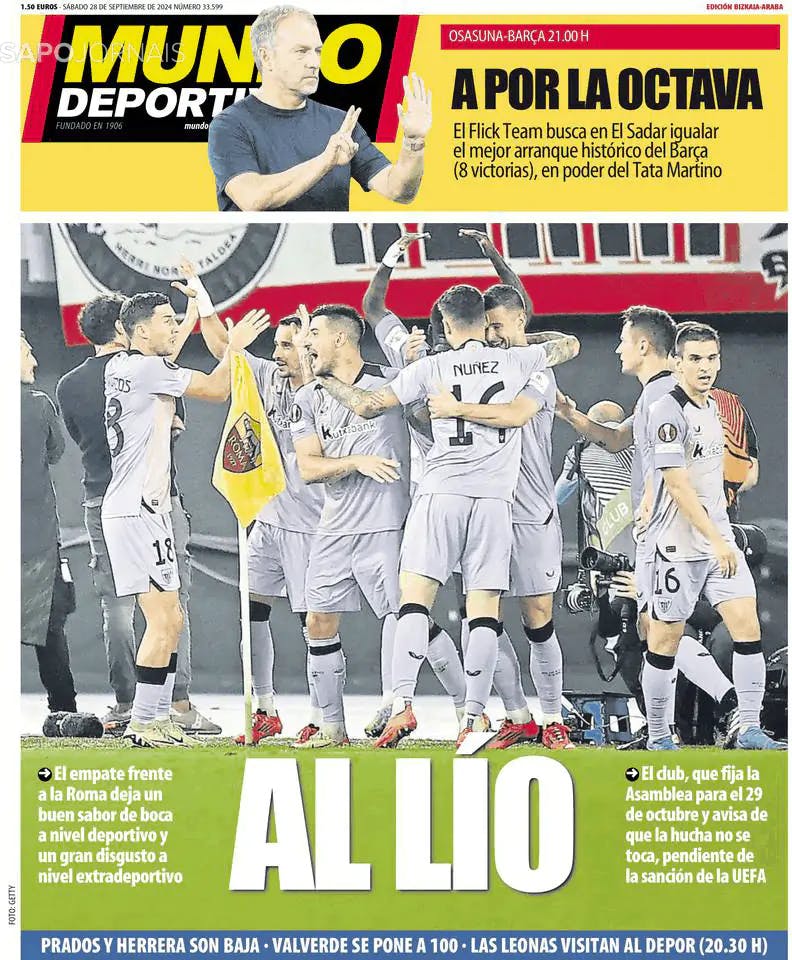 Capa Mundo Deportivo (Bizkaia-Araba)