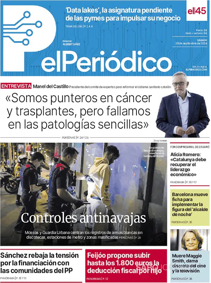 Capa El Periódico de Catalá