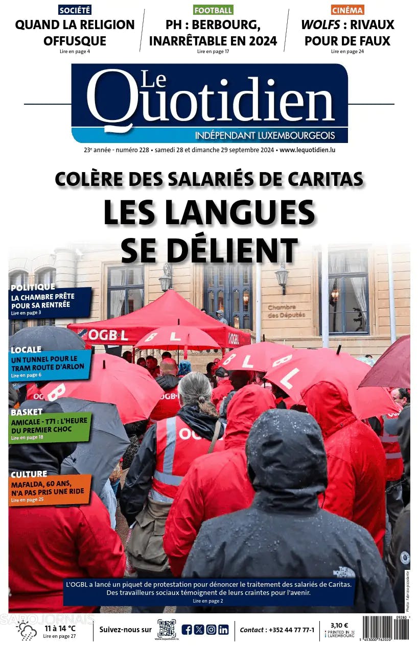 Capa Le Quotidien