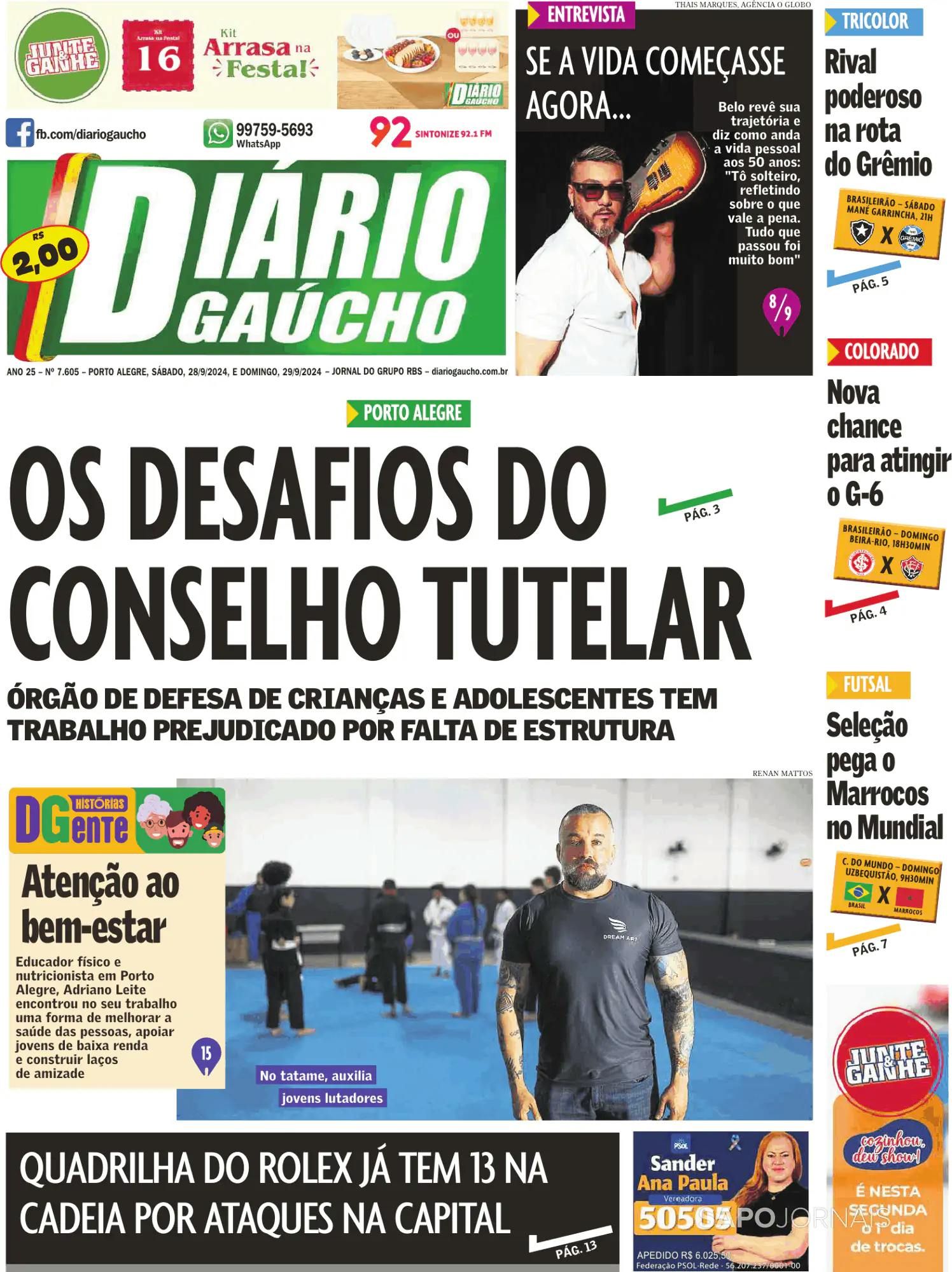 Capa Diário Gaúcho