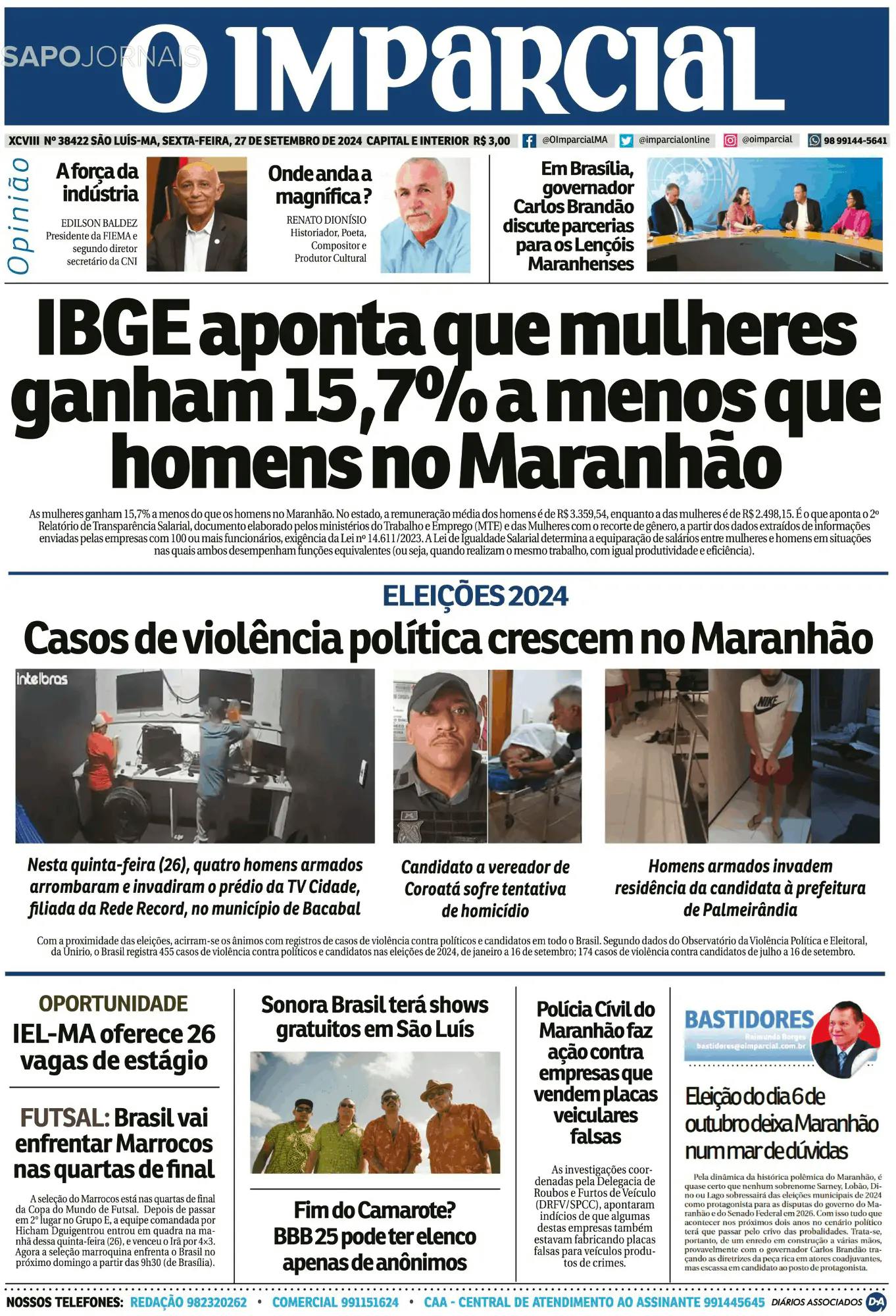 Capa O Imparcial