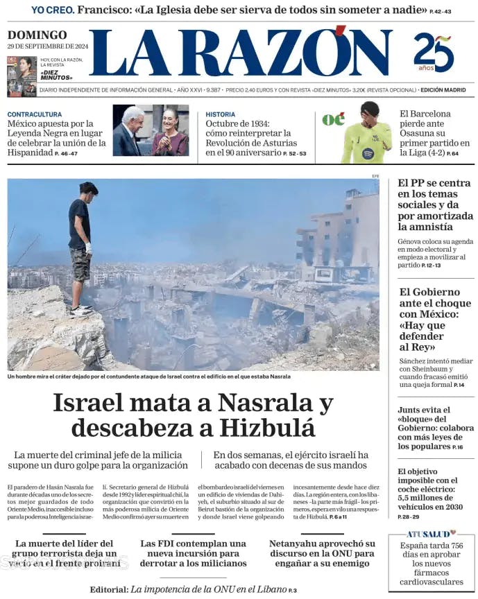 Capa La Razón