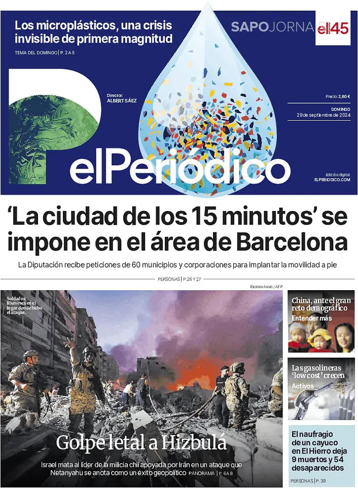 Capa El Periódico de Catalá