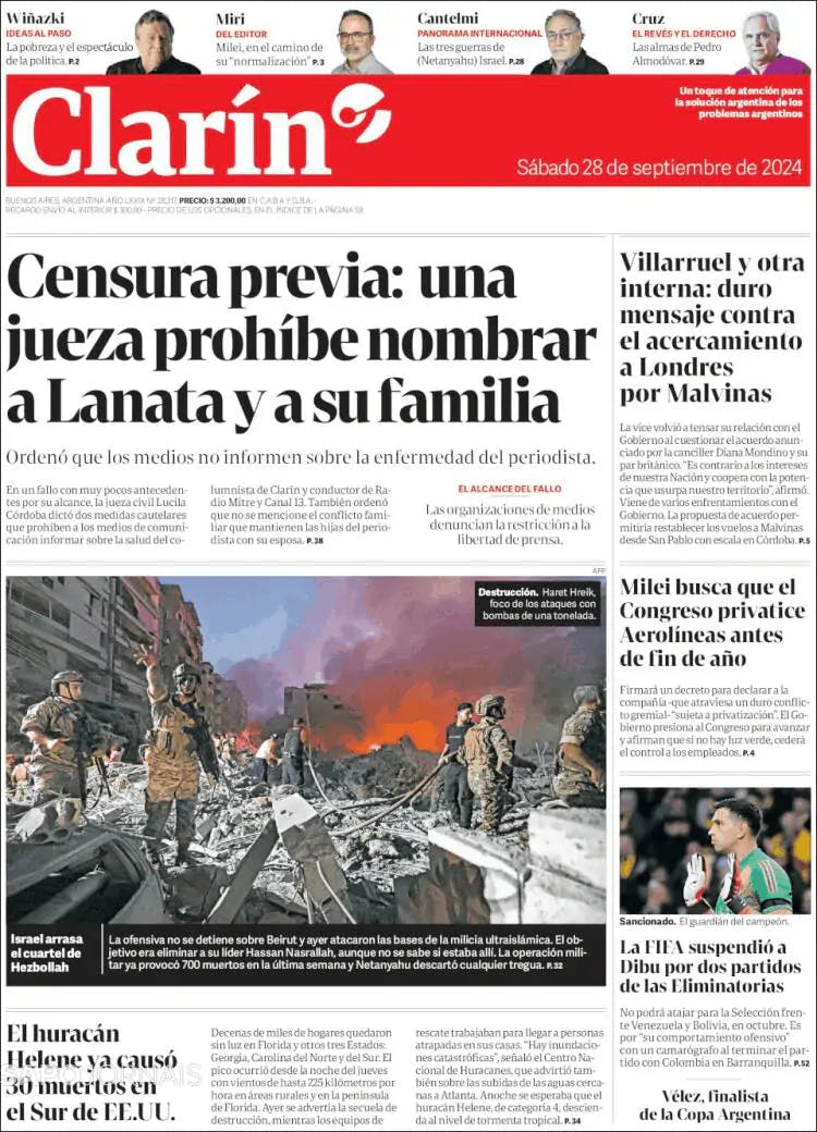 Capa Clarín