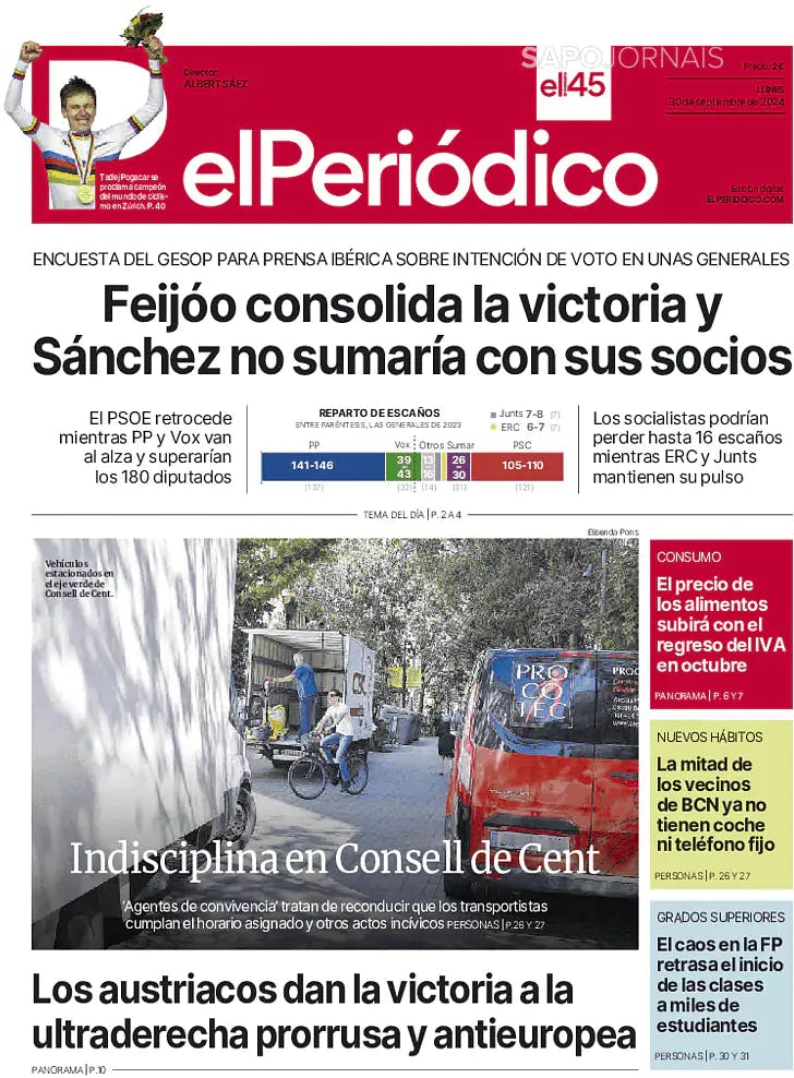 Capa El Periódico de Catalá