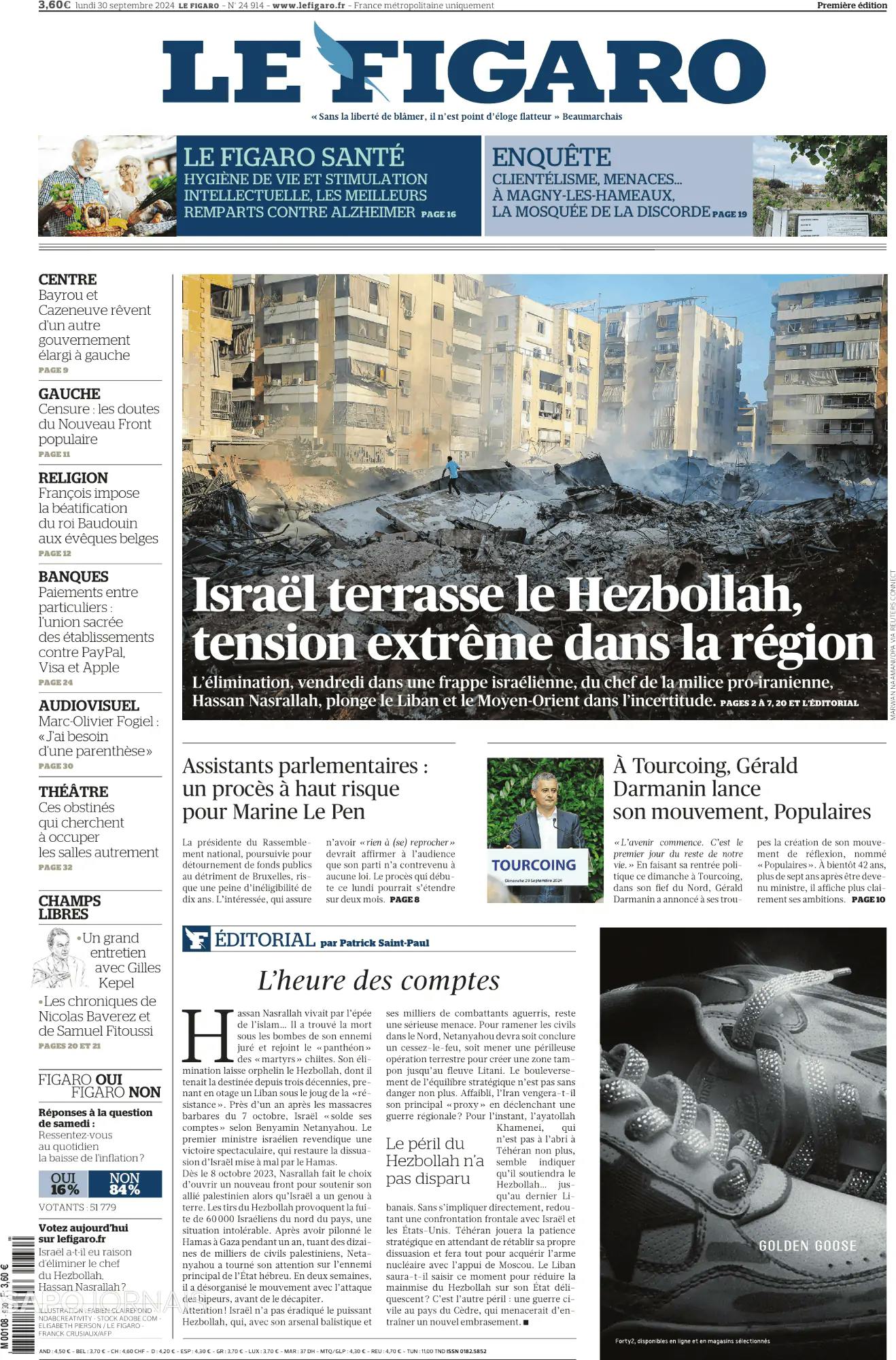 Capa Le Figaro