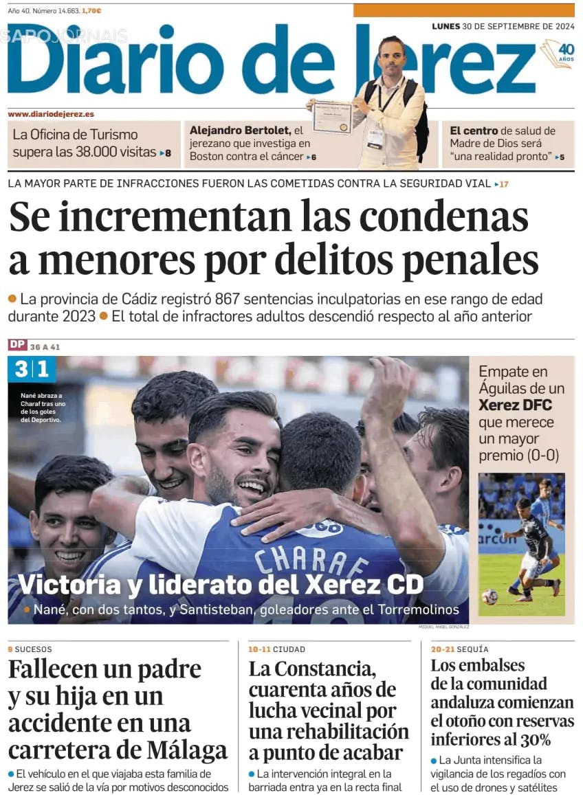 Capa Diario de Jerez