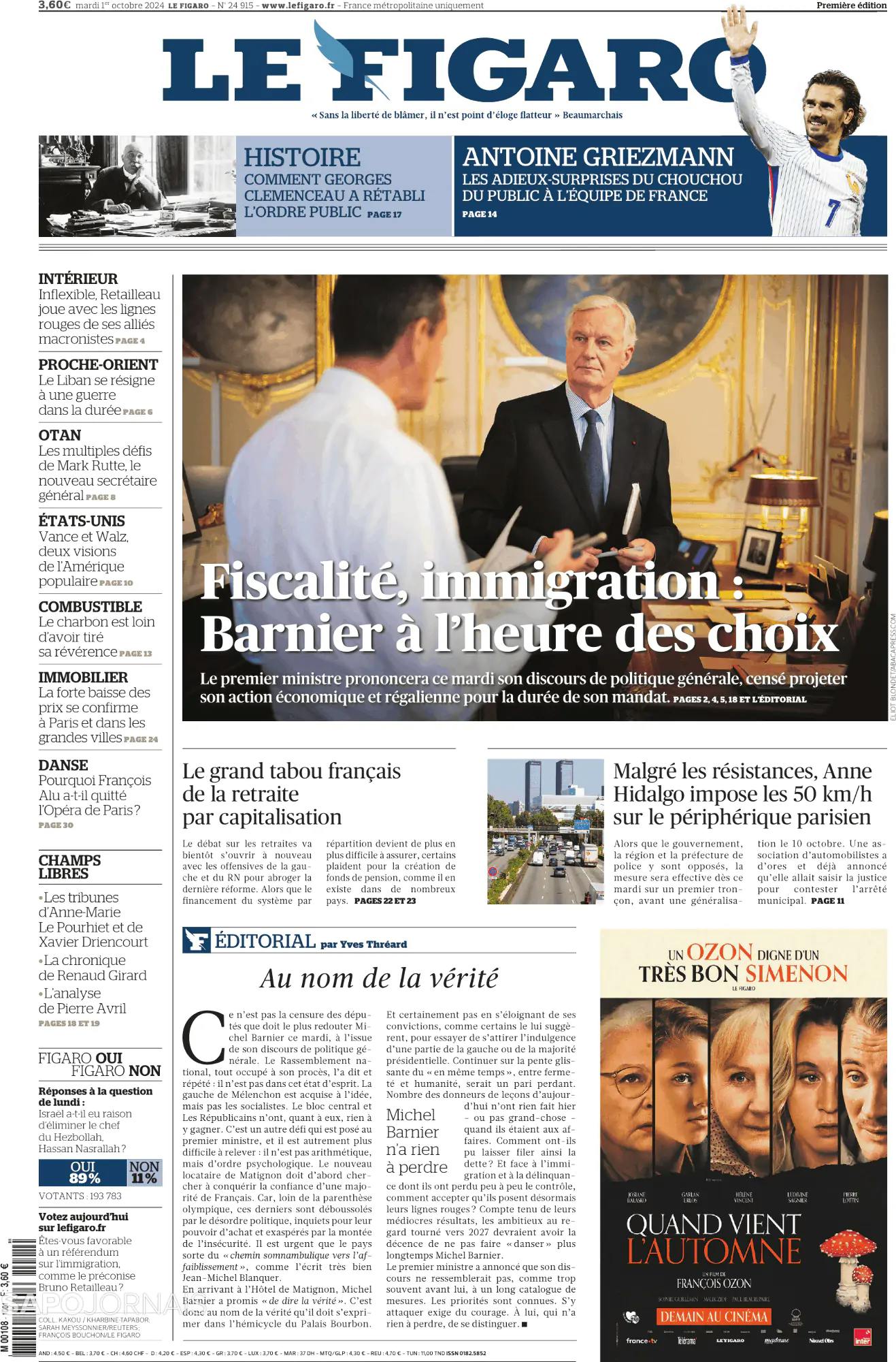 Capa Le Figaro