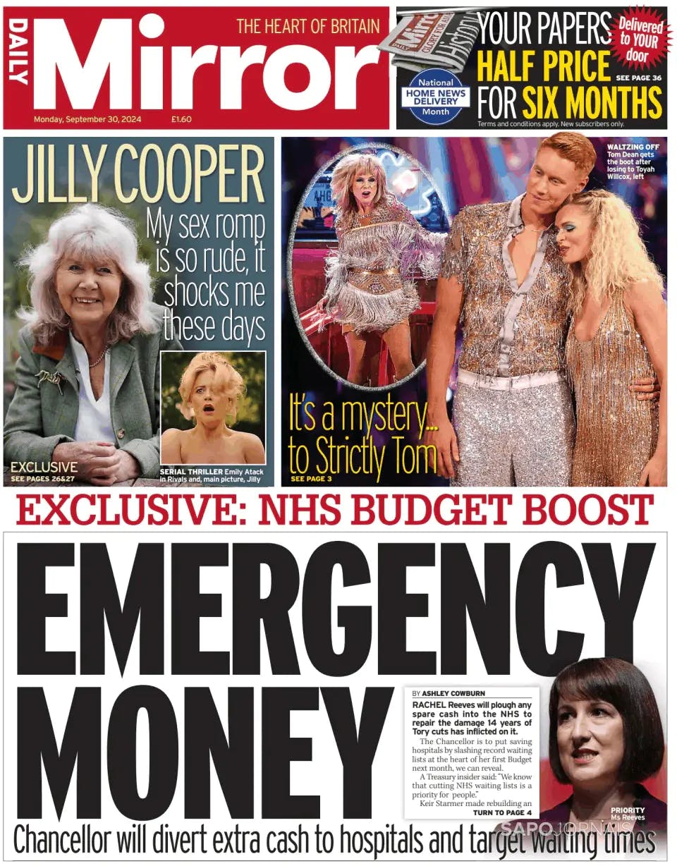 Capa Daily Mirror