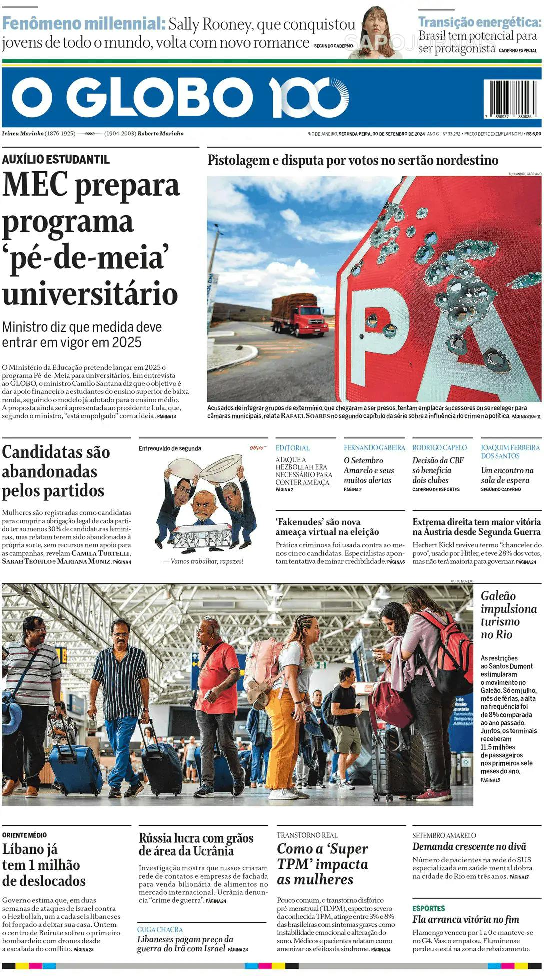 Capa O Globo