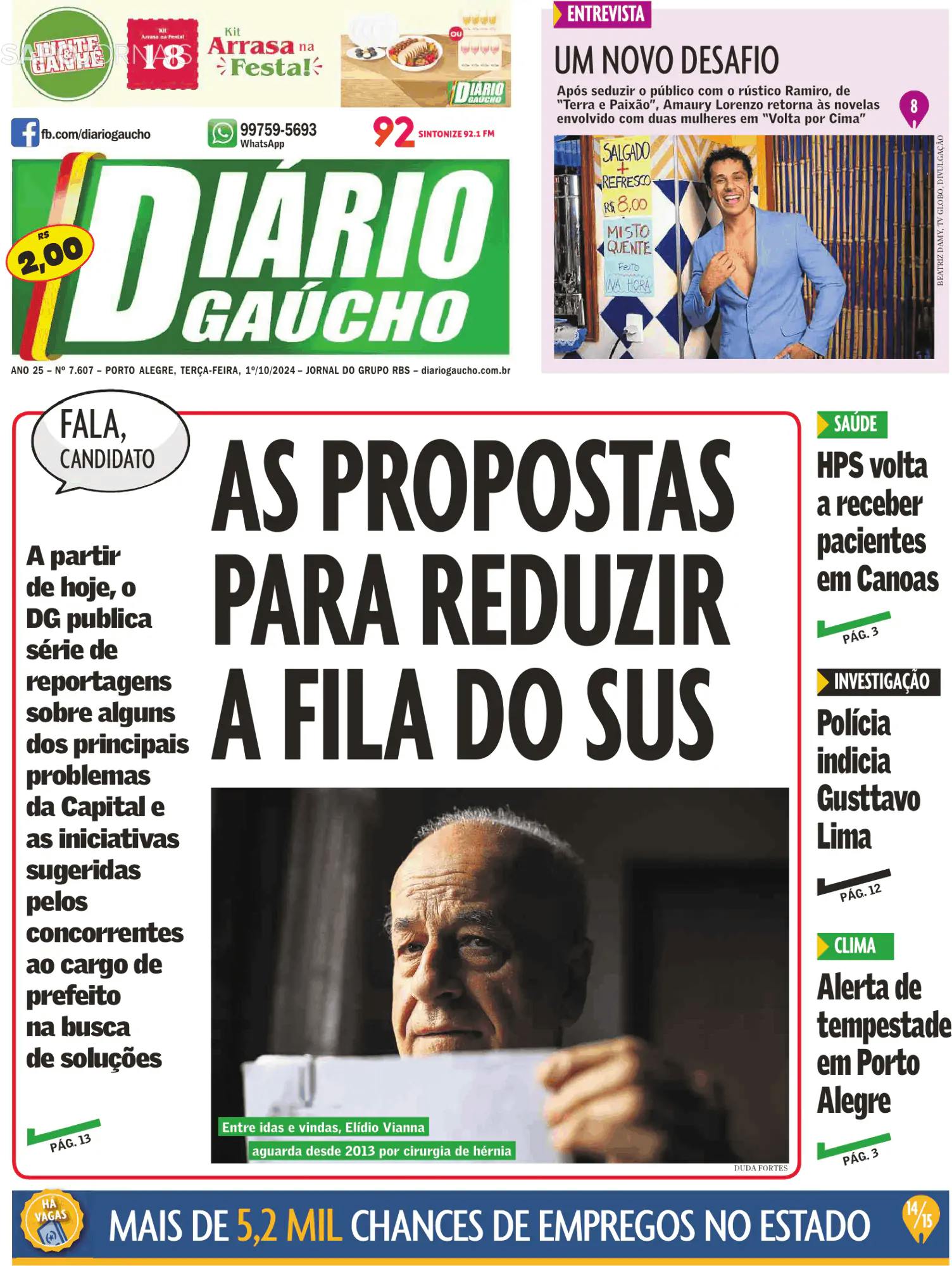 Capa Diário Gaúcho