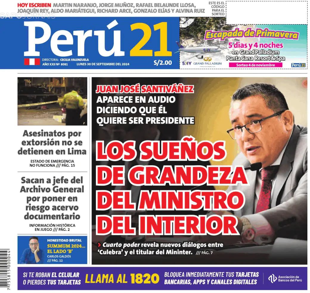 Capa Perú 21