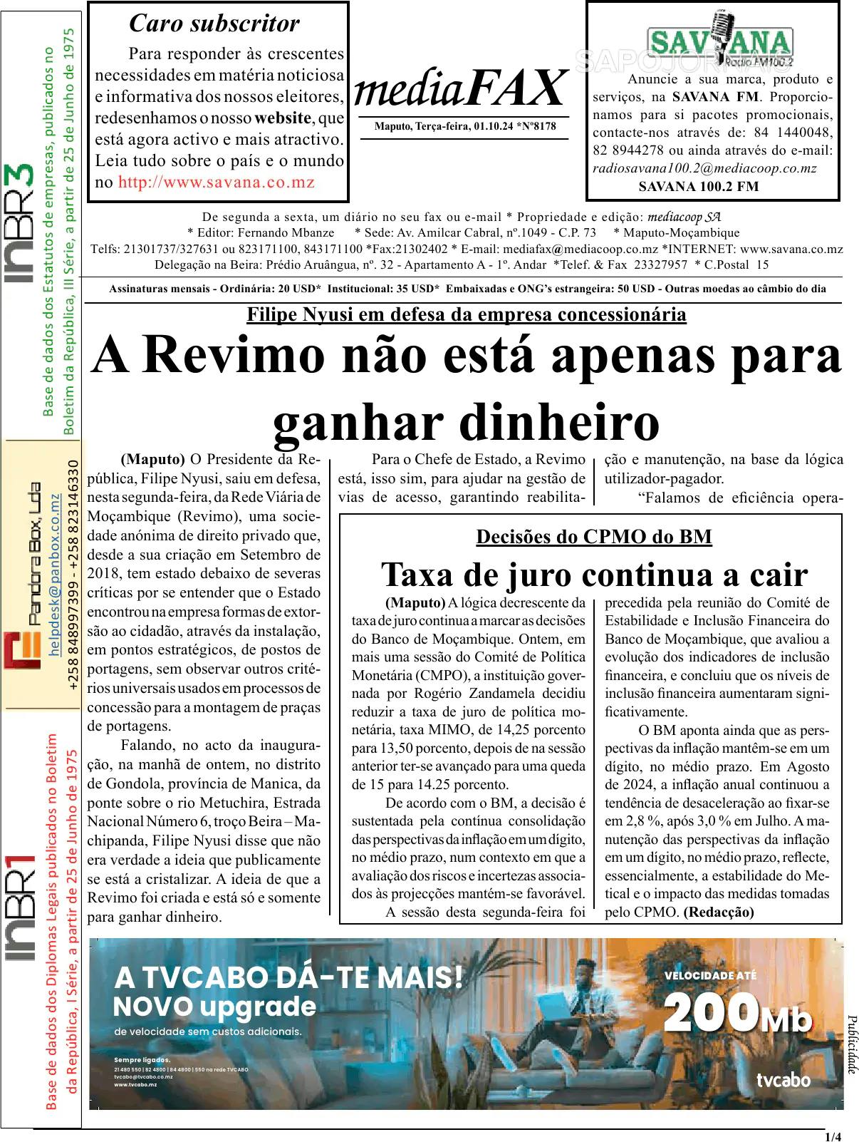 Capa Mediafax