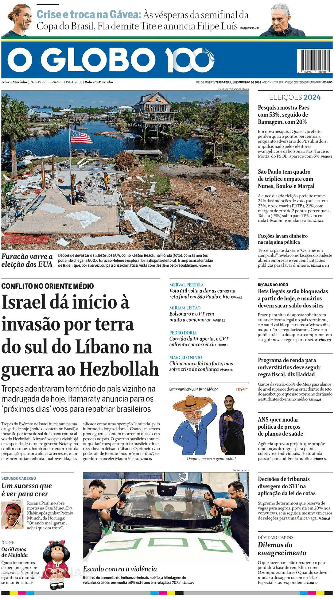 Capa O Globo