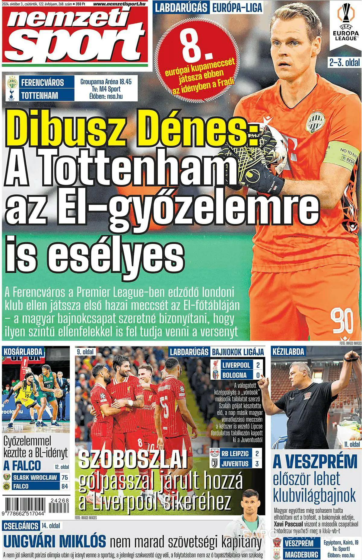 Capa Nemzeti Sport