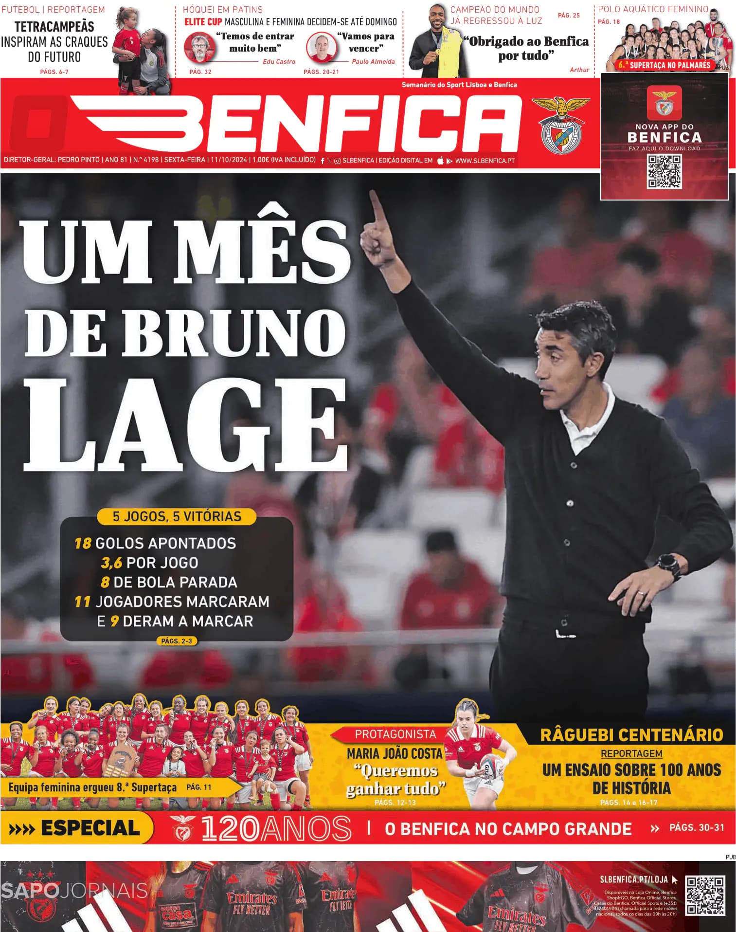 Capa O Benfica