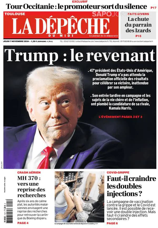 Capa La Dépêche du Midi