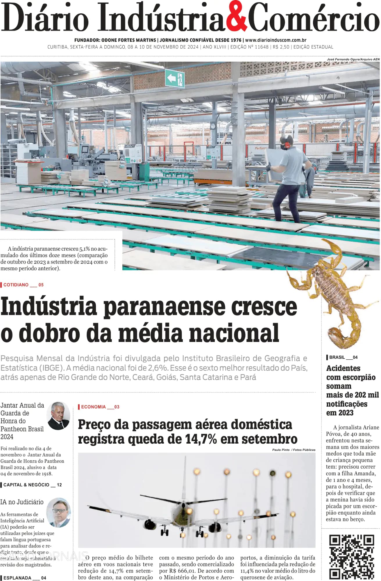 Capa Diário Indústria & Comércio