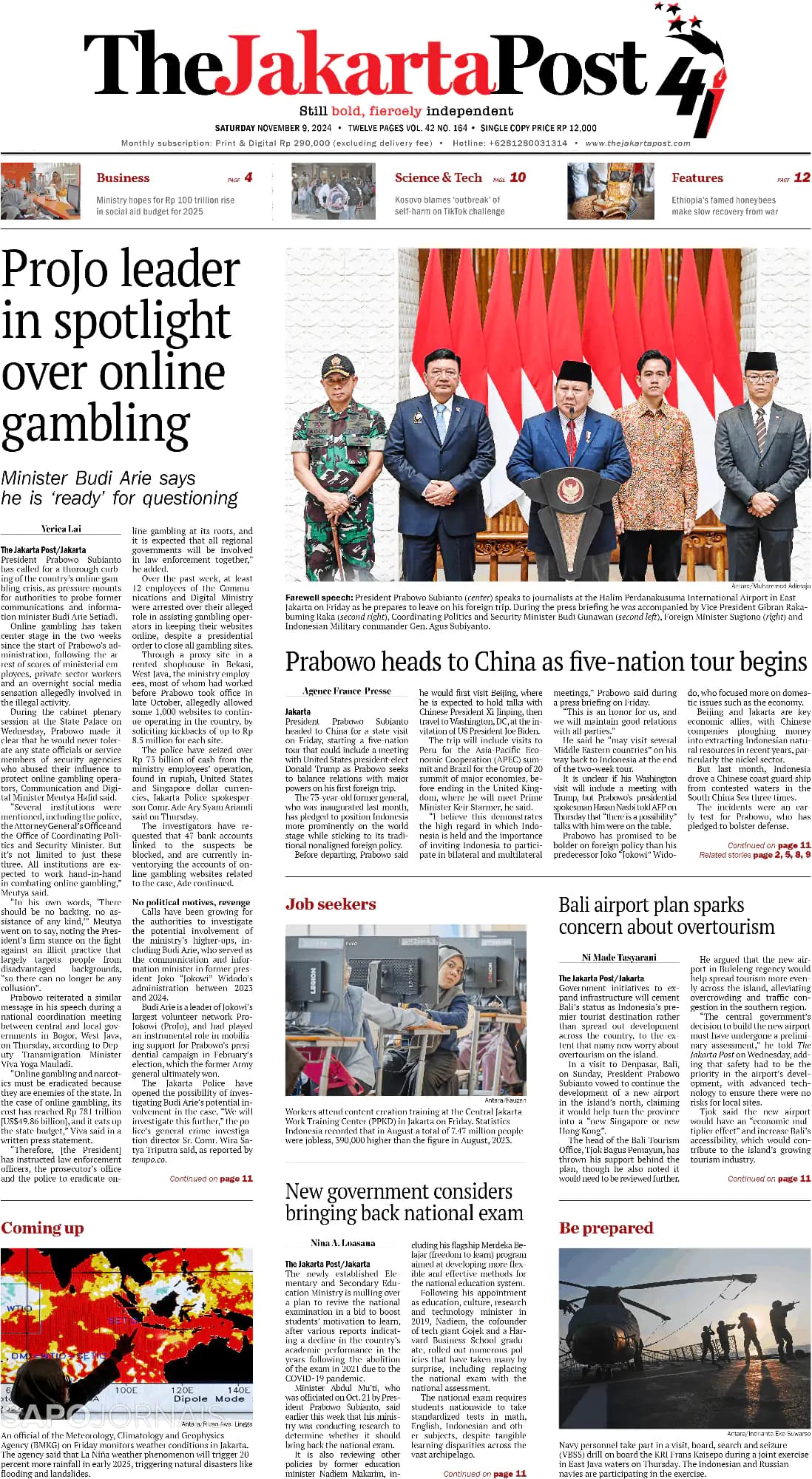 Capa The Jakarta Post