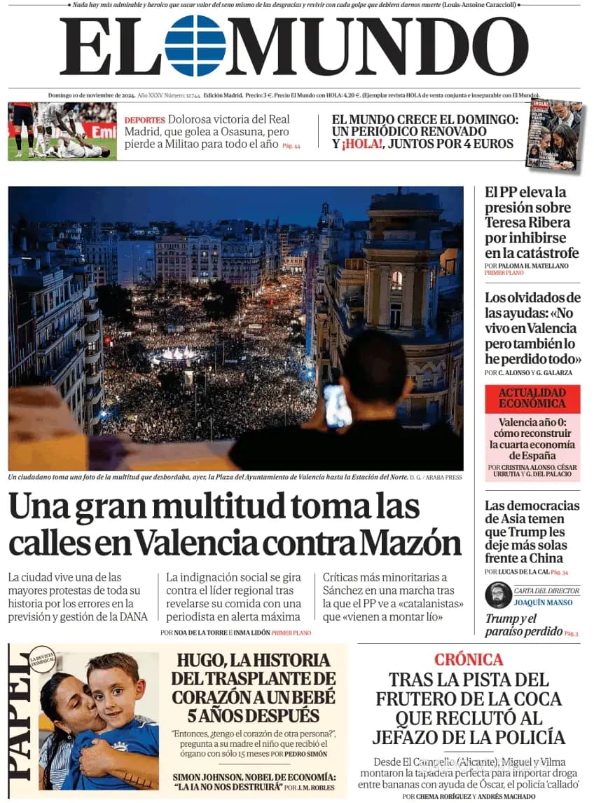 Capa El Mundo