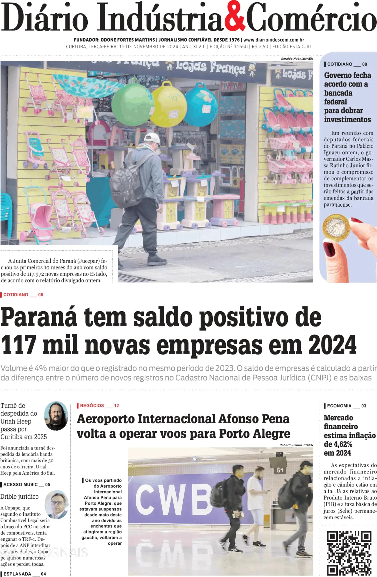 Capa Diário Indústria & Comércio