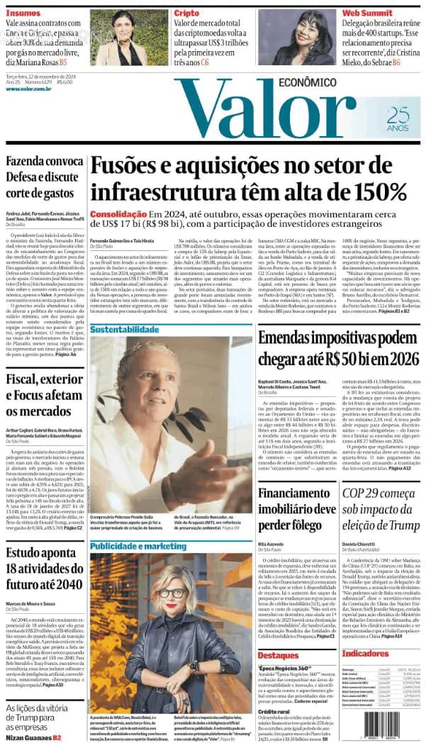 Capa Valor Econômico