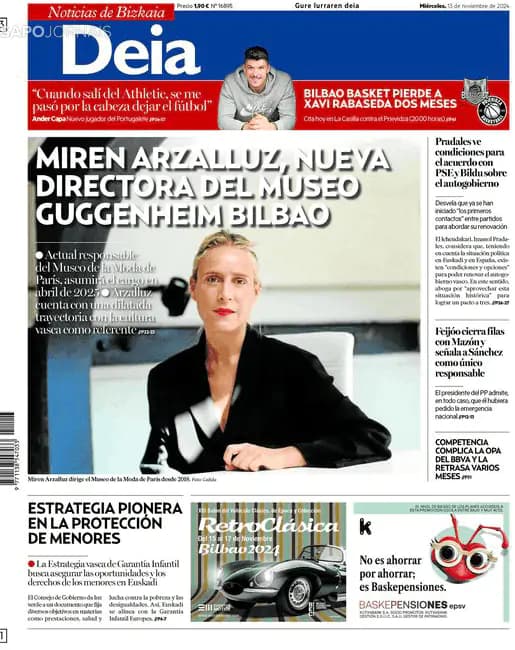 Capa Deia-Noticias de Bizkaia