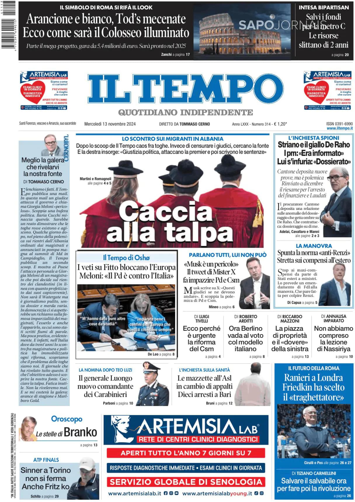 Capa Il Tempo