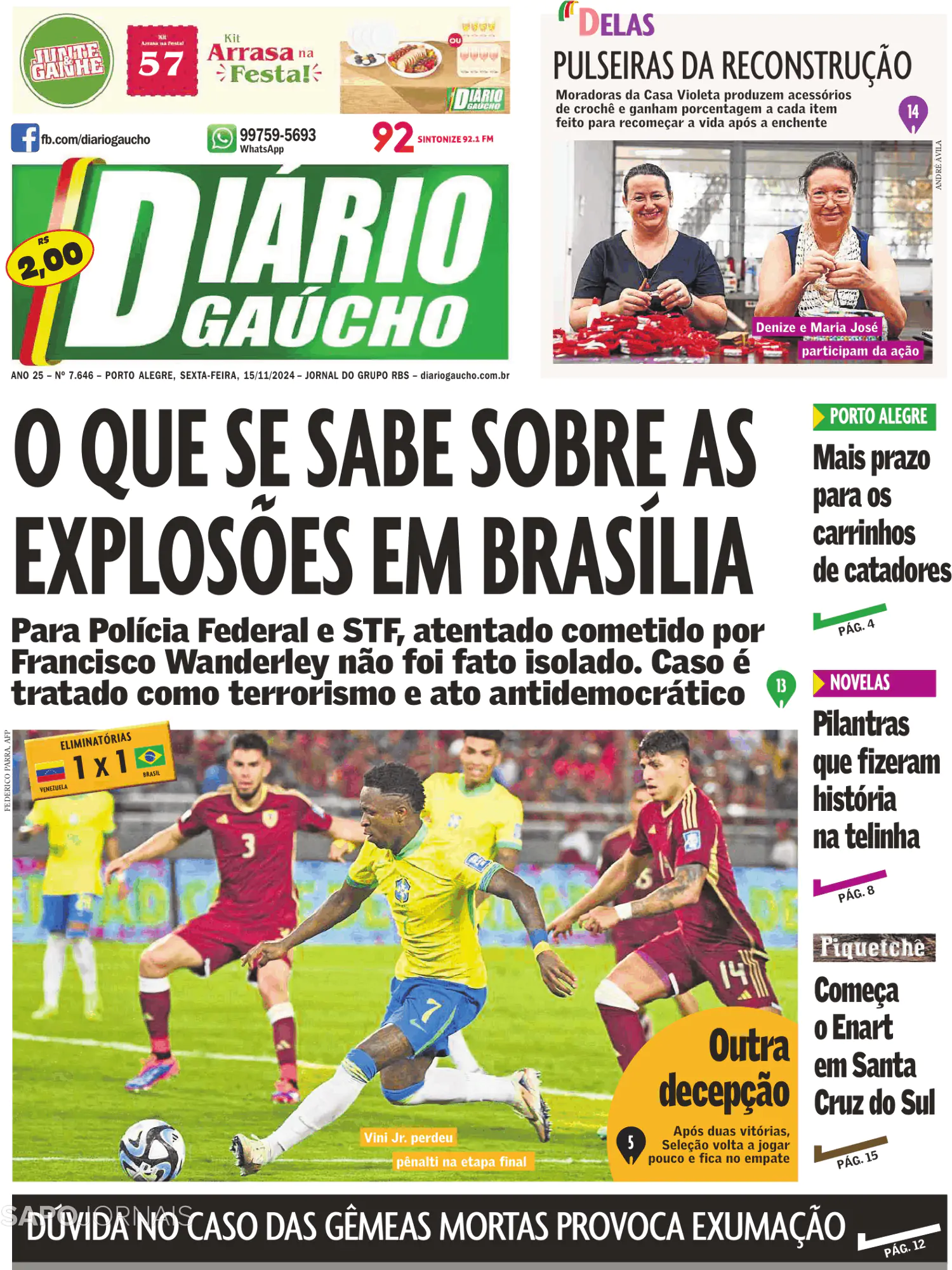 Capa Diário Gaúcho