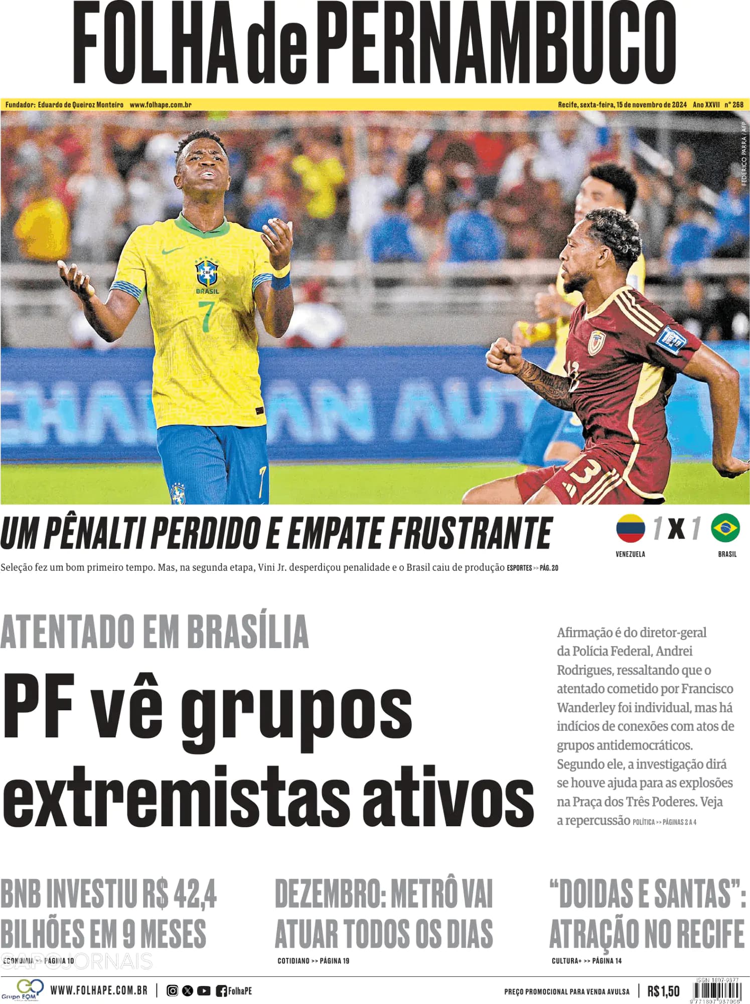 Capa Folha de Pernambuco