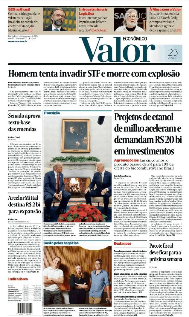 Capa Valor Econômico