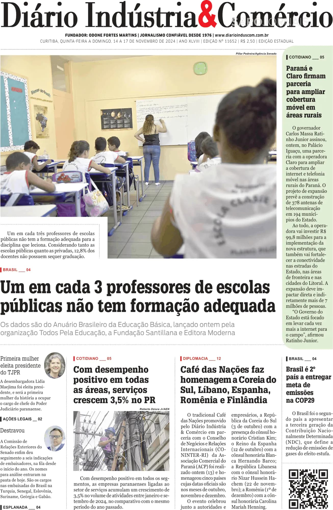 Capa Diário Indústria & Comércio