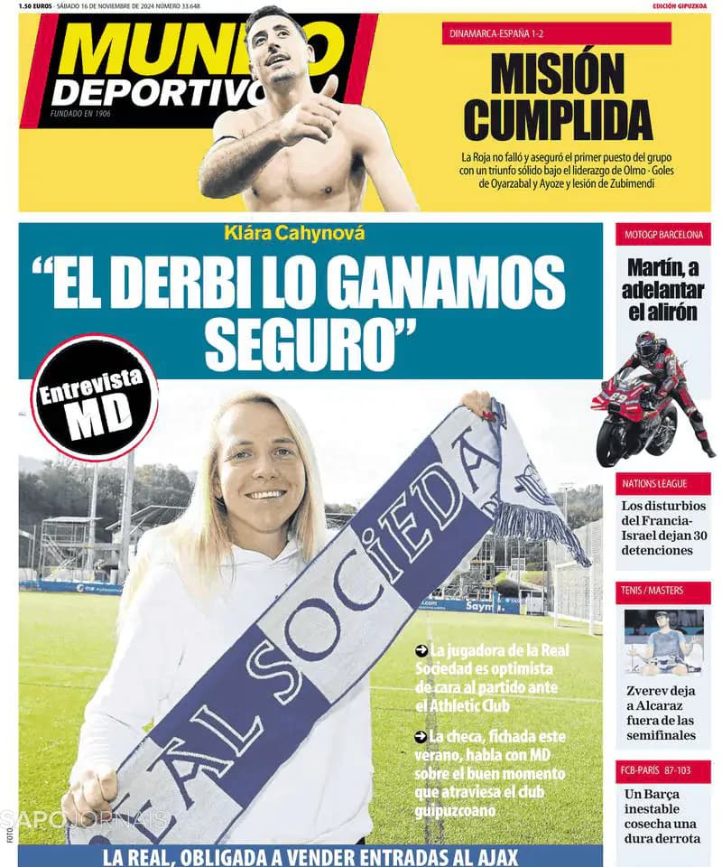 Capa Mundo Deportivo (Gipuzkoa)