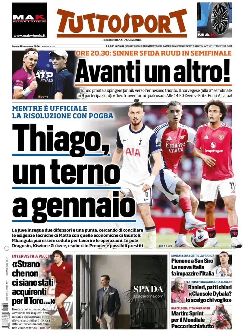 Capa Tuttosport