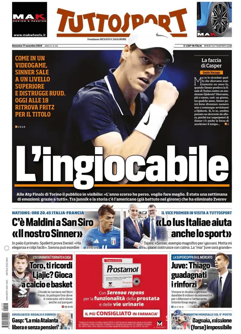 Capa Tuttosport