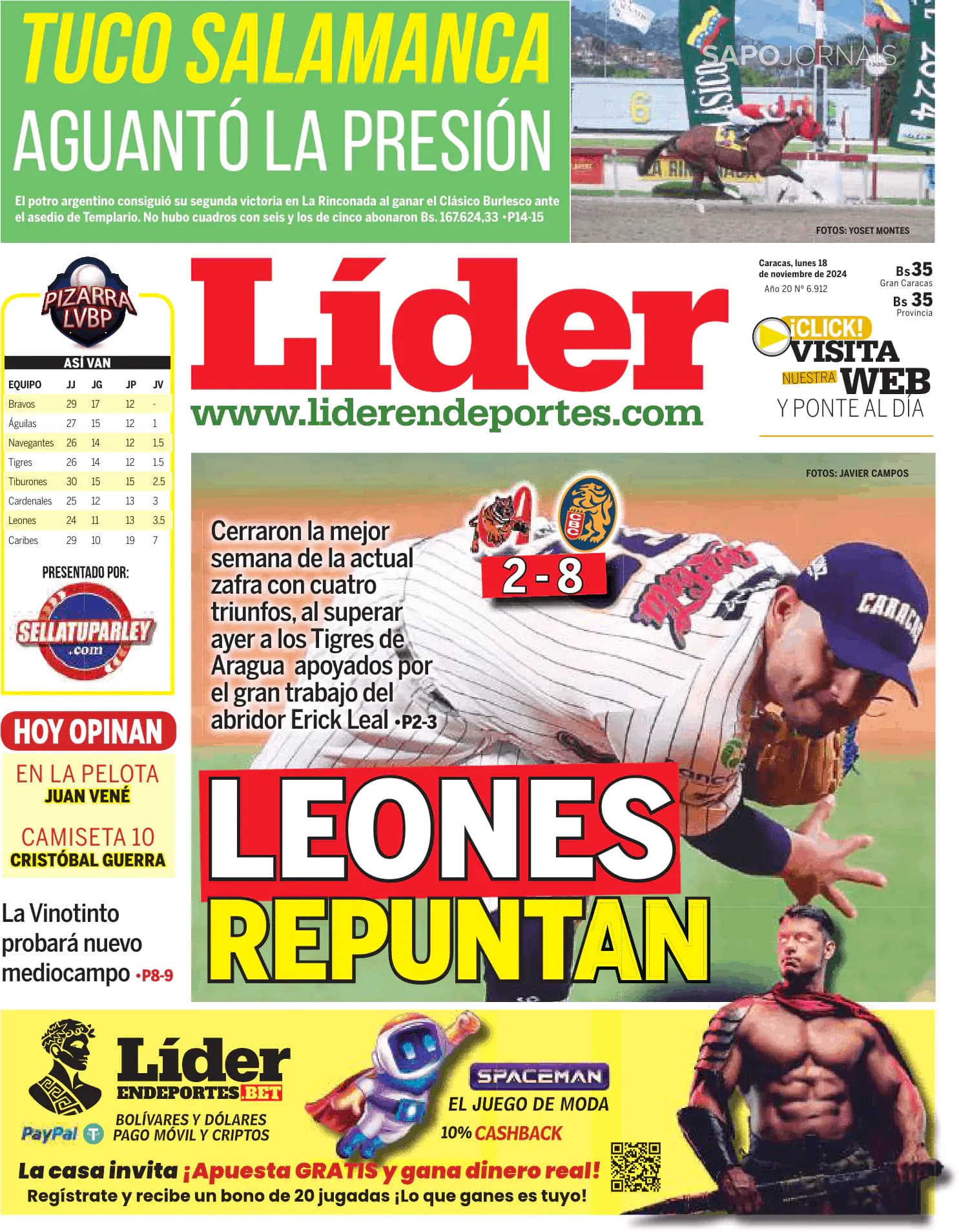 Capa Líder