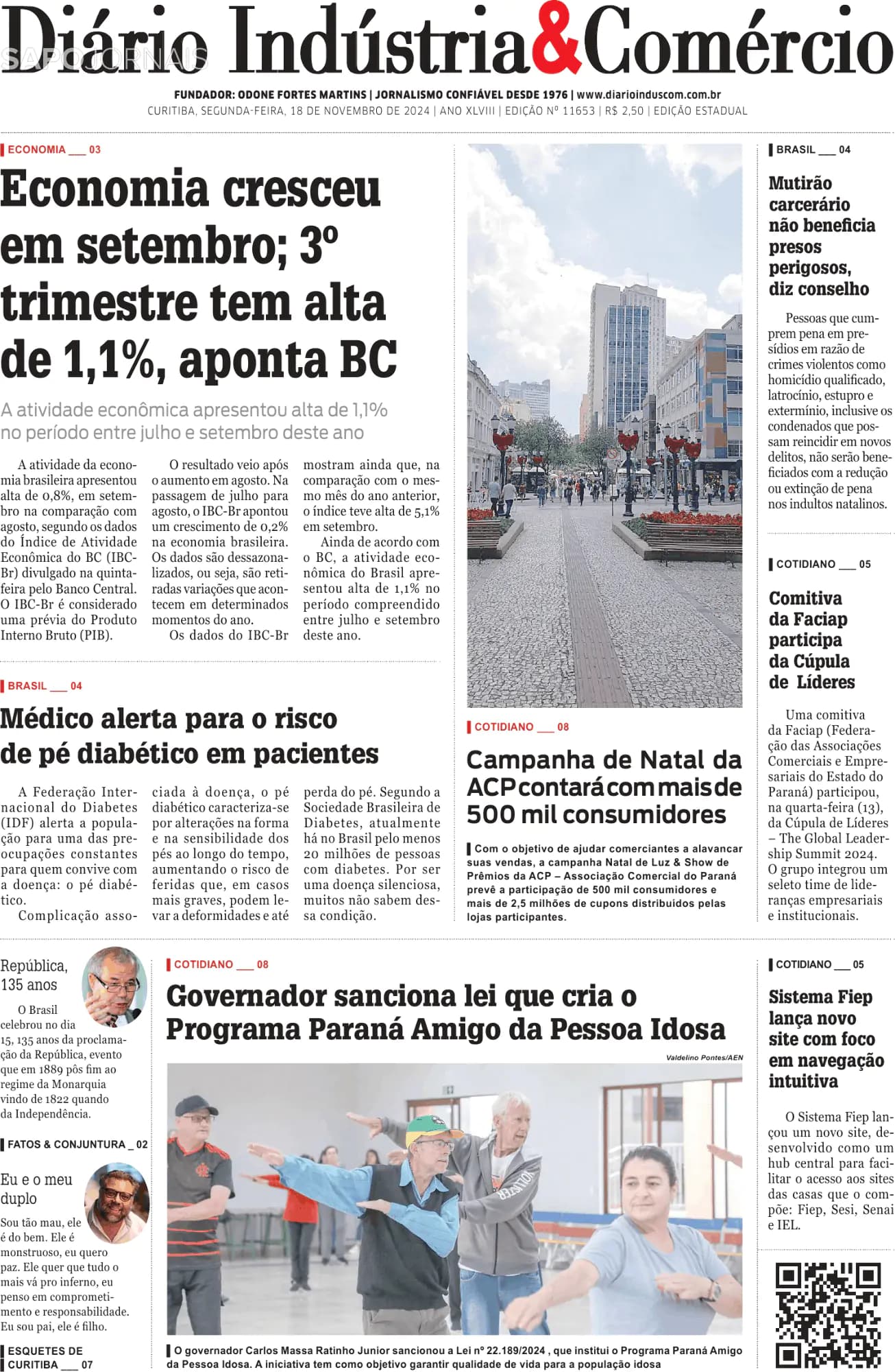 Capa Diário Indústria & Comércio