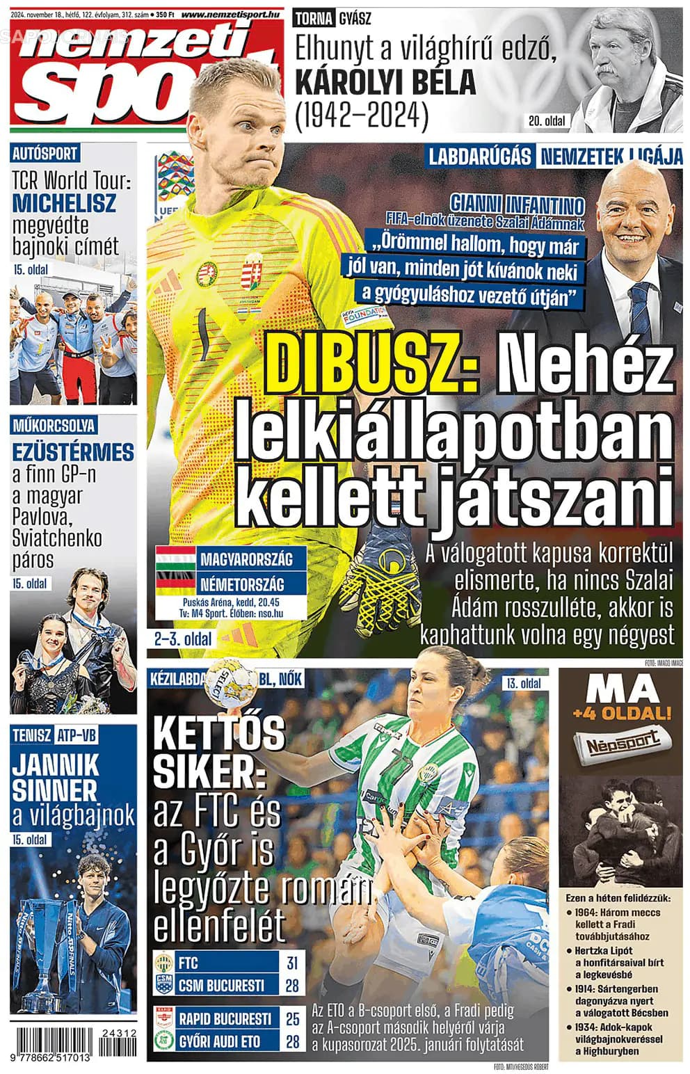 Capa Nemzeti Sport