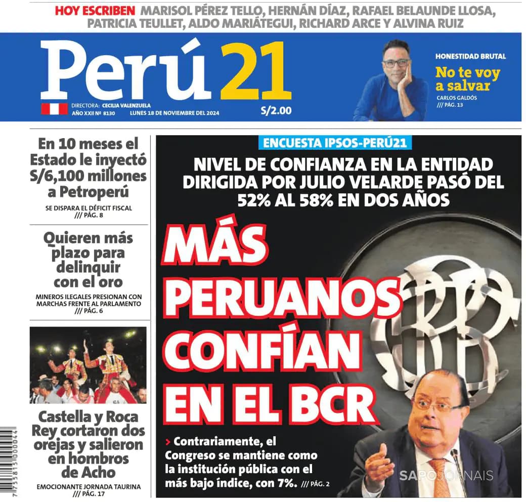 Capa Perú 21