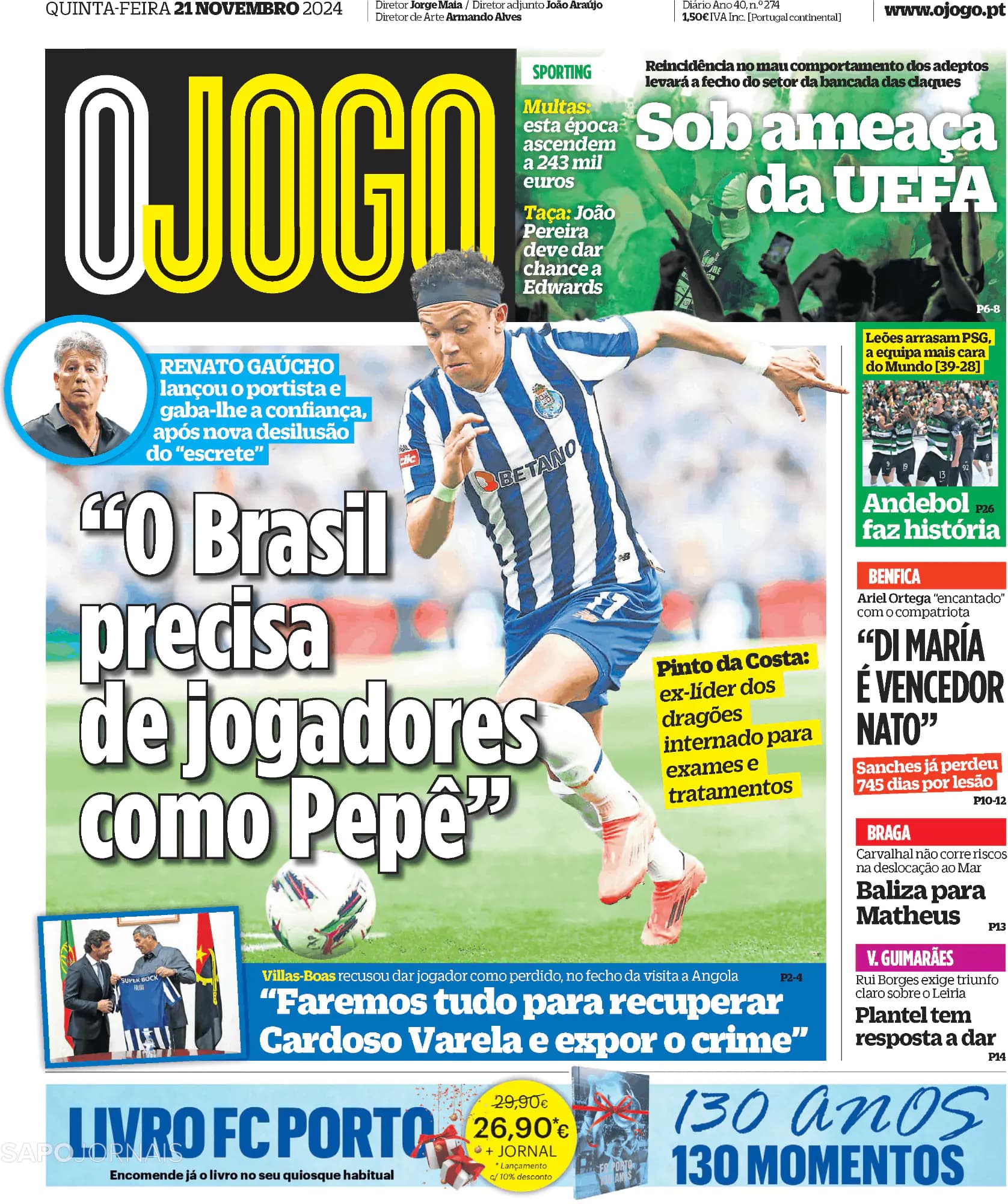 Capa O Jogo