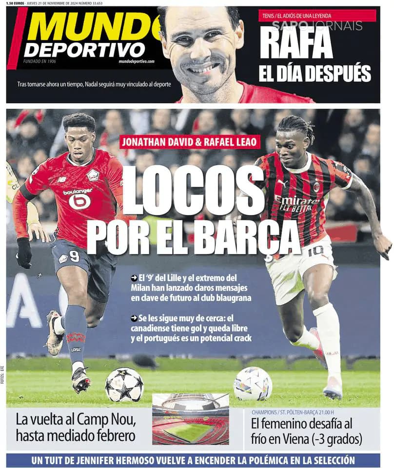 Capa Mundo Deportivo