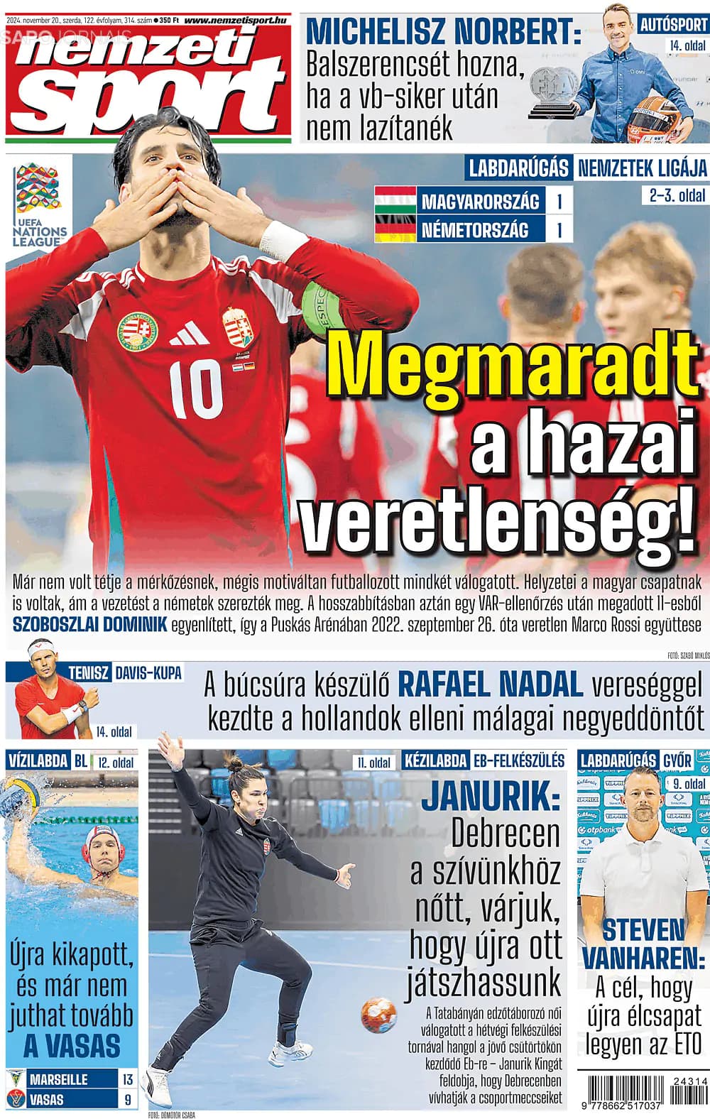 Capa Nemzeti Sport