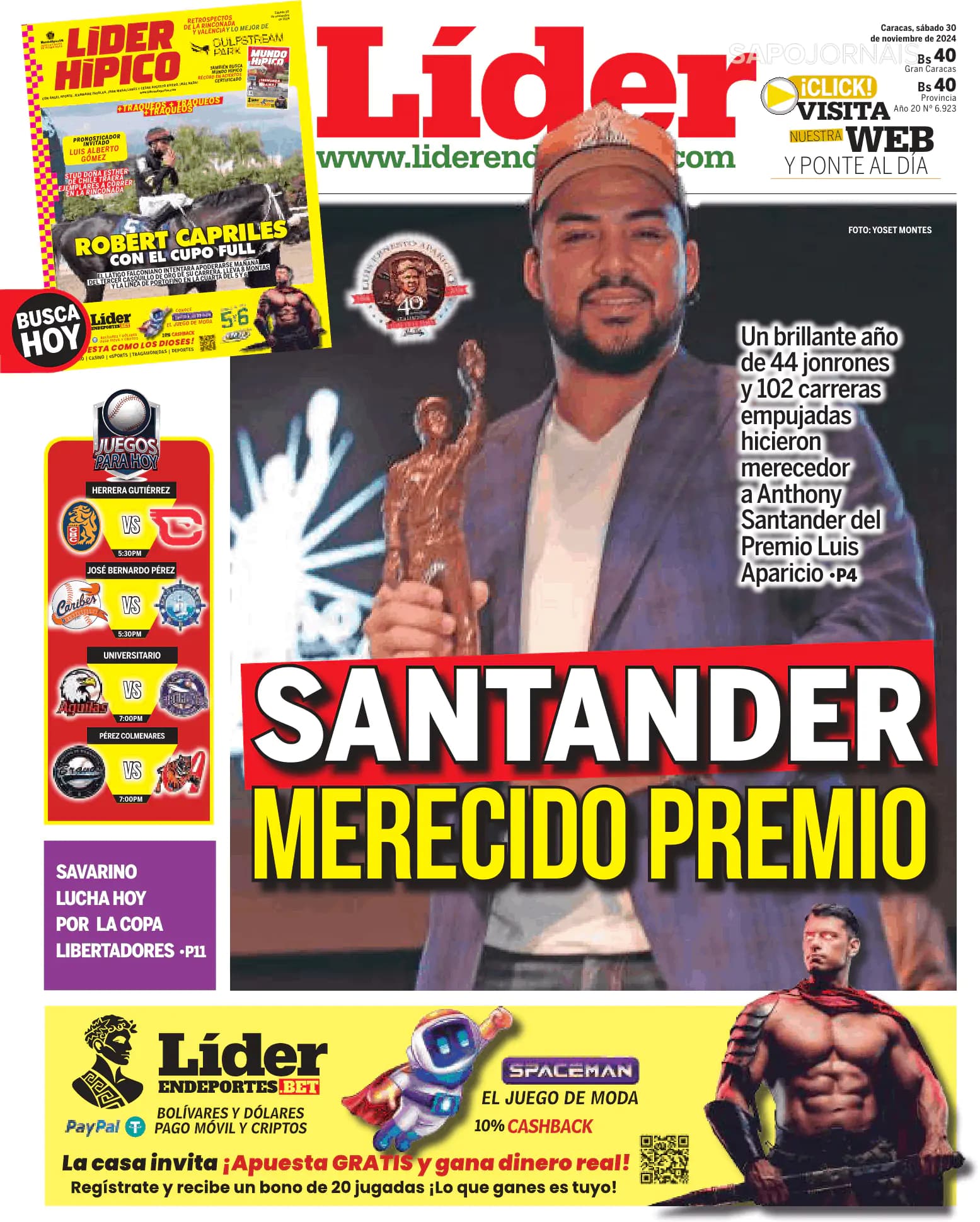 Capa Líder