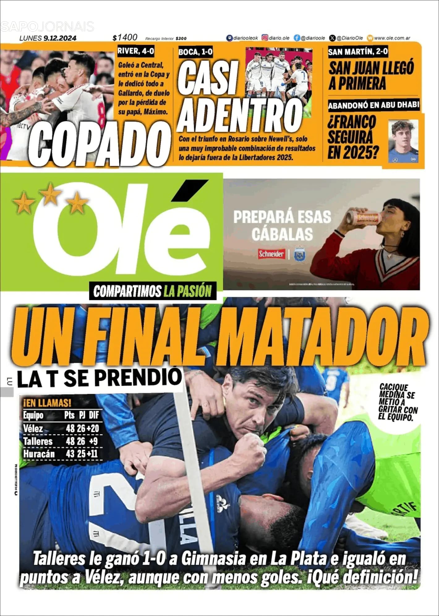 Capa Olé