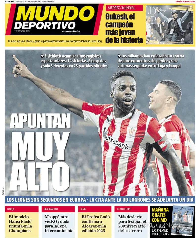 Capa Mundo Deportivo (Bizkaia-Araba)