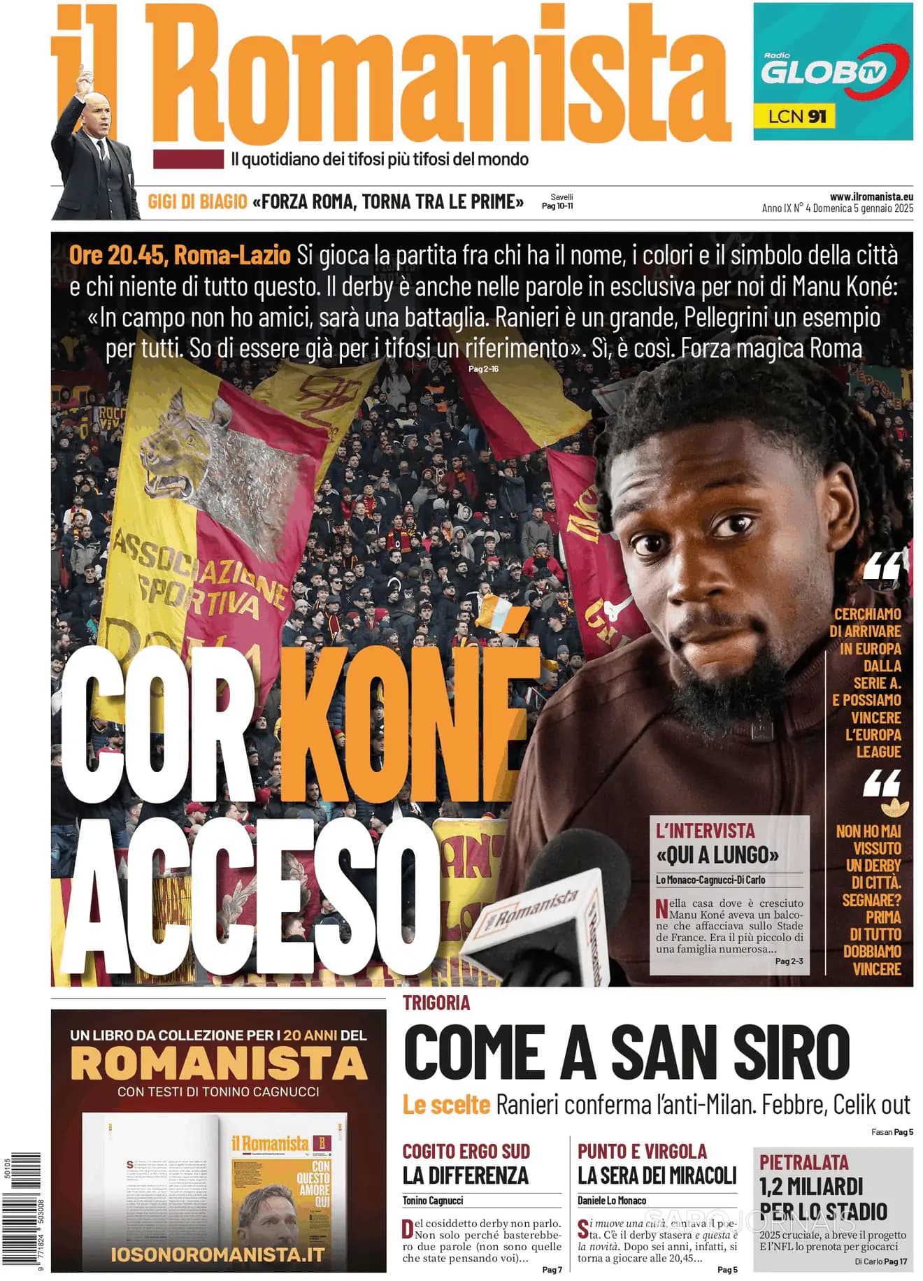 Capa Il Romanista