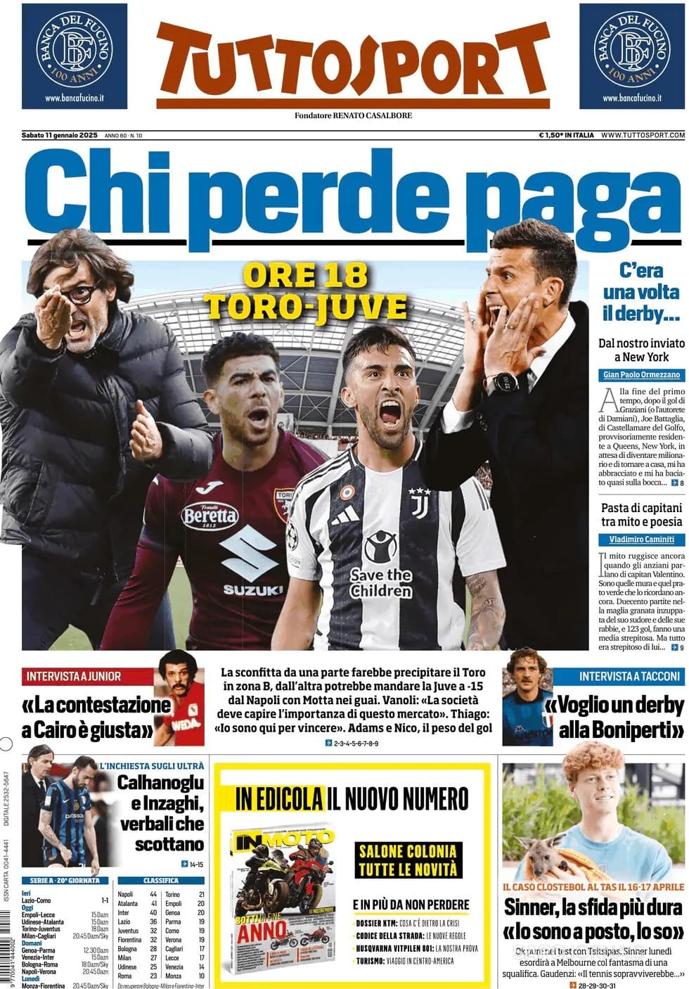 Capa Tuttosport