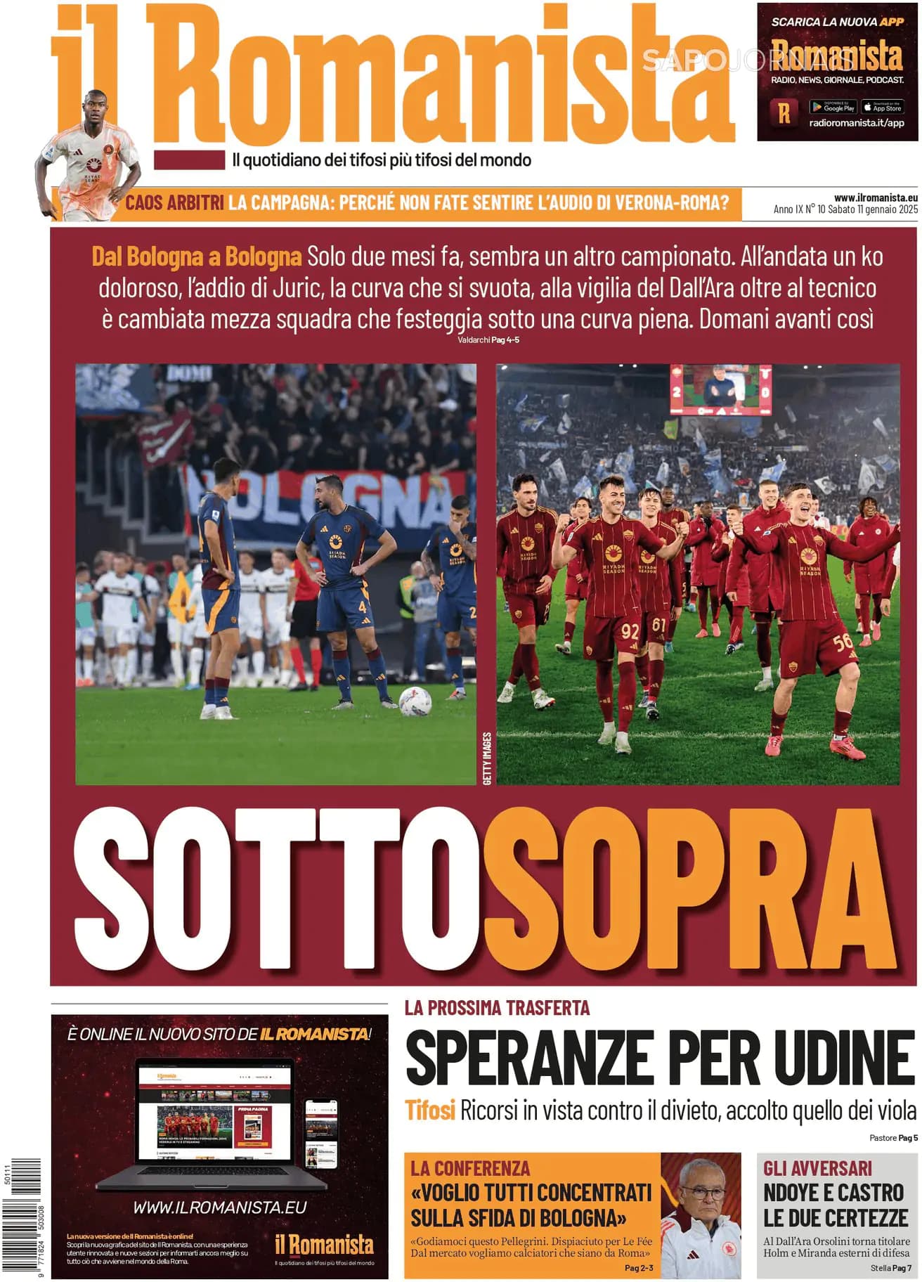 Capa Il Romanista