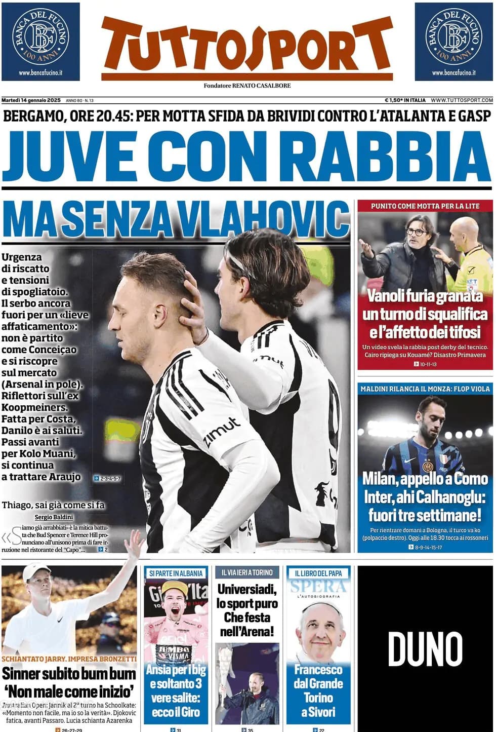 Capa Tuttosport