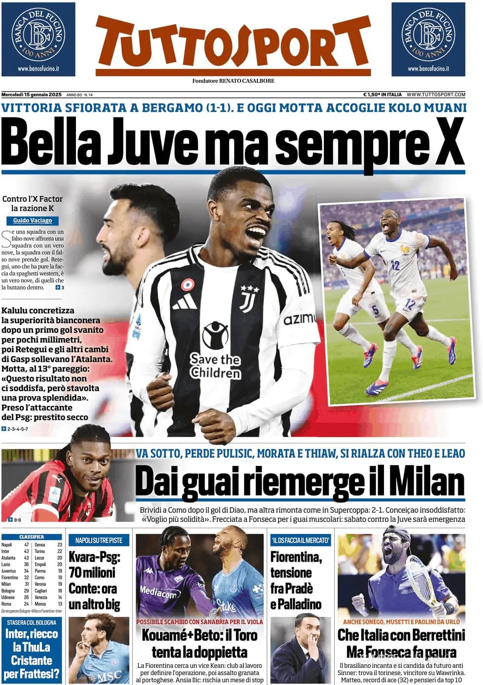 Capa Tuttosport